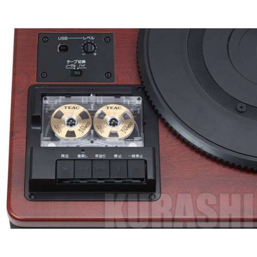 d526 ターンテーブル カセット付きCDレコーダーLP-R550USB 新品