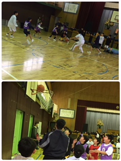 6年生のお別れ会&親子バスケ
