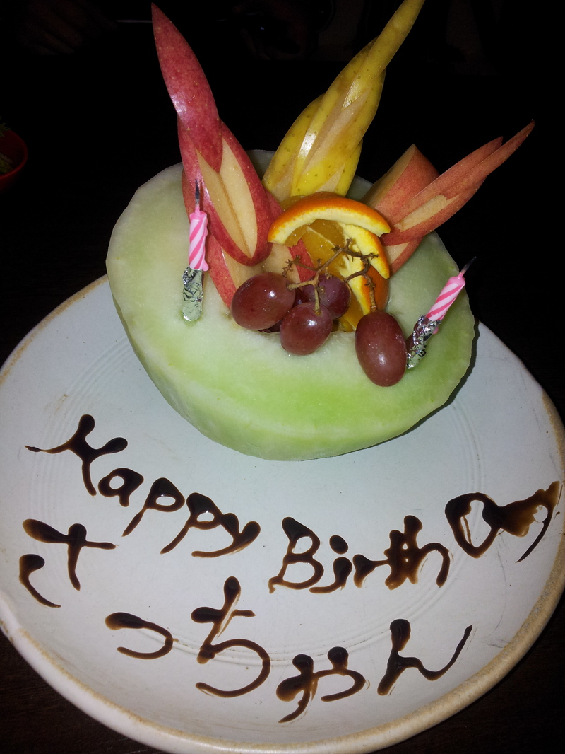 誕生日＼(^o^)／