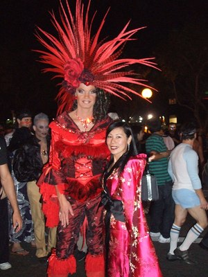 Halloween parade in Hollywood.