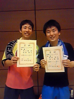 聡君&にっしぃペア優勝(2)