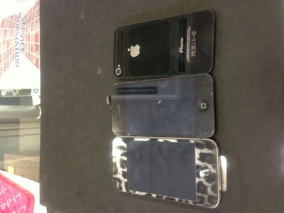 iPhone4s黒ヒョウ柄