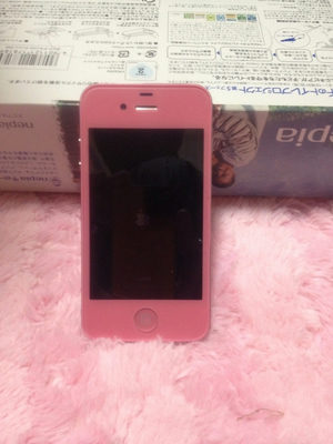 iPhone4sピンクパネル