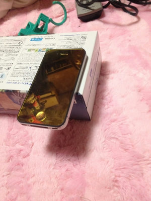 iPhone4sミラーイエローゴールド