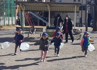 寒さになんか負けないぞ