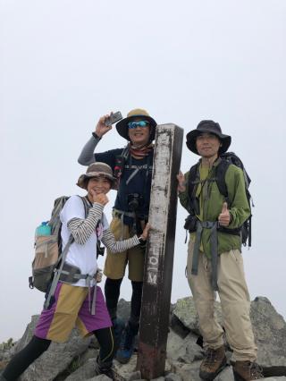 西穂高岳登山画像