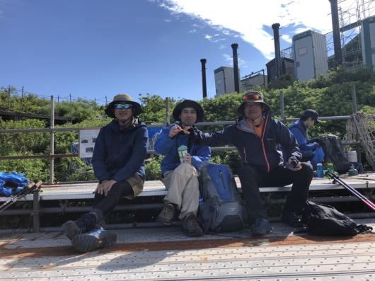 大山登山画像