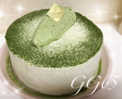 抹茶クリームケーキ