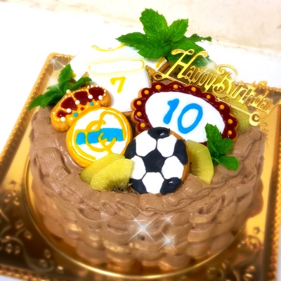チョコ生クリームデコレーション