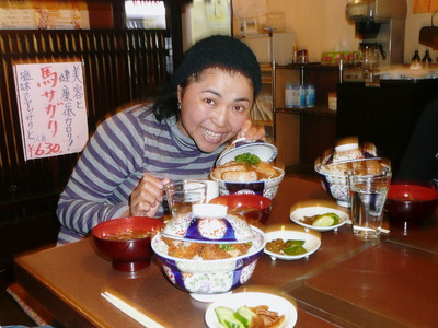 ソースカツ丼と天敵！