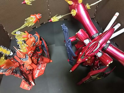 エフェクト付きに。真上から