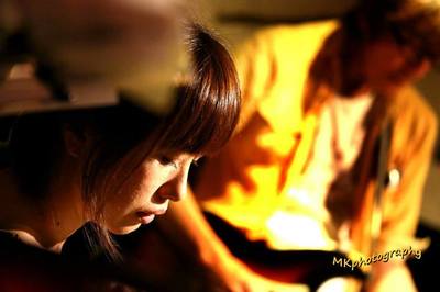 Seki4@the G's bar.Photo by Miyuki.