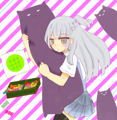 眠花ちゃん(背景あり)