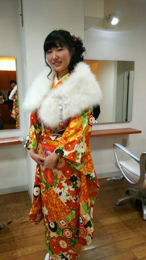 成人式お嬢さん