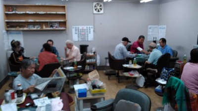 サークル活動中