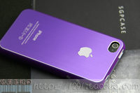 超定番の便利なiPhoneアルミケースがこの値段で！！（パープル）