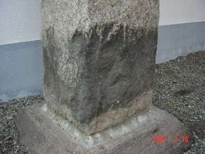 門柱　洗浄