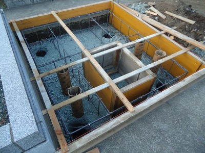 支柱型基礎工事