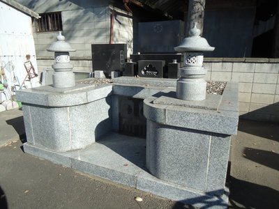 墓石　洗浄