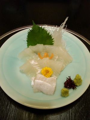平目のお造り（一人前）