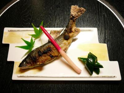 鮎塩焼き